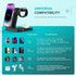 New 6-in-1 Wireless Charger Charging Station, Foldable Stand Dock,Compatible with Samsung,iPhone 15 14 13 12 11 X XR XS Pro Max 8 Plus SE, for App...