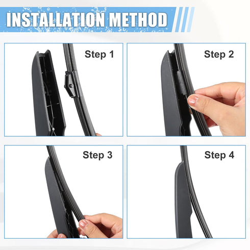 ACROPIX Rear Windshield Wiper Blade Arm Set Back Wiper Assembly Replacement Fit for BMW X1 F48 2015-2022 for BMW X2 F39 2018-2023 - Pack of 3...