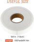 Boao Iron-on Hemming Tape Fabric Fusing Tape Fusible Bonding Web Adhesive for Bonding Clothes Jeans Pants Collars, 100 Yards(5/8 Inches)...