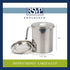 RSVPInternational Endurance Stainless Steel Fryer's Friend Pot Can, 6 Cup | For Cooking Oil, Fats, Olive Oils, Coconut Oil & More | Includes Mesh ...