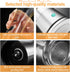 Pepper Mill Grinder Refillable,SAINSWIN Manual Salt and Pepper Grinders,Adjustable Coarseness Spice Grinder,Kitchen Gadgets Nutmeg,Herb,Black Pepp...
