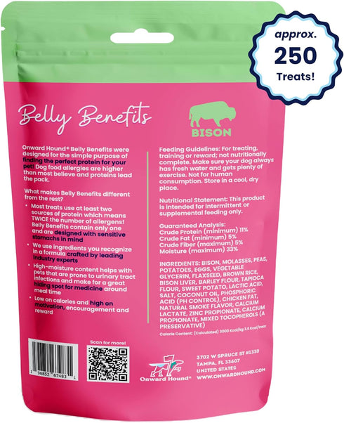 Training Treats for Dogs - Soft Bison - Low Calorie Dog Training Treats for Sensitive Stomachs with Single Source Premium Protein, Corn Free, & So...