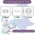 Bates- European Travel Plug Adapter, 10 Pack, European Plug Adapter, US to Europe Plug Adapter, Adapter for Europe Plug, US to EU Plug Adapter, Tr...