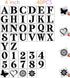 4 Inch Letter Stencils and Numbers,40 Pcs Reusable Plastic Large Alphabet Art Craft Stencils for Painting on Wood, Wall, Fabric, Rock, Chalkboard,...