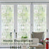 Finnez Frosted Window Film Non-Adhesive, Frosting Privacy Film for Glass Windows, Self Static-Cling Decorative Window Cling for Home Office UV Pro...