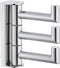 APLusee Swivel Towel Hook Polished Chrome, 304 Stainless Steel Triple Robe Hook with Multi Three Rotating Arms, Foldable Clothes Hanger, Wall Moun...