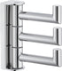 APLusee Swivel Towel Hook Polished Chrome, 304 Stainless Steel Triple Robe Hook with Multi Three Rotating Arms, Foldable Clothes Hanger, Wall Moun...