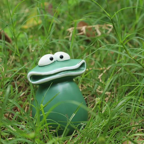 Frog Statues for Garden Big Mouth Frog Statues Waterproof Handmade,Outdoor Frog Decoration Garden Frog Statues Suitable for Decorating Courtyards,...