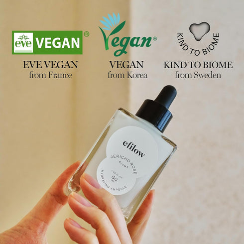 Jericho Rose Biome Hydrating Ampoule | Moisturizing KoreanAmpoule and Facial Serum | Korean Hydrating Serum & Ampoule Skin Care | Moisture-Boostin...