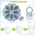 Silicone Baby Fruit Food Feeder Breastmilk Popsicle Mold Set, Baby Teething Toy for Safe Infant Self Feeding, Baby Food Freezer Tray with Lid for ...