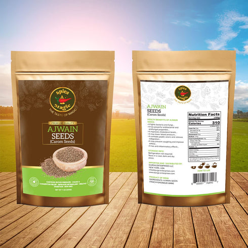 Spice Magic Whole Spices ~ 100% Pure, Aromatic & Natural I Gluten-Free I Non-GMO I Indian Origin, Ajwain Seeds...