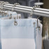 Titanker Shower Curtain Hooks Rings, Rust Resistant Metal Double Glide Shower Hooks Rings for Bathroom Shower Rods Curtains, Set of 12 Hooks - Nic...