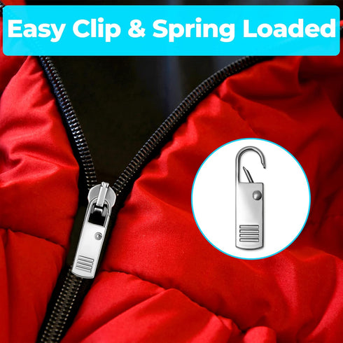 Zipper Pull Replacement I 12 PACK Detachable Zipper Pulls I Zipper Replacement Slider I Zipper Repair Kit I Replacement Zipper Pull I Zipper Repla...