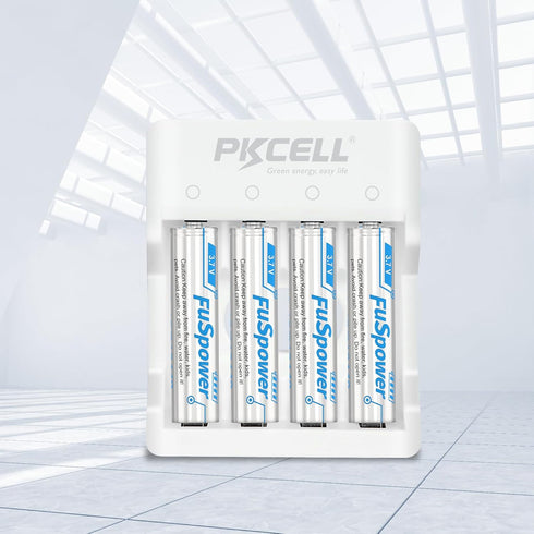 AAA Lithium Battery ICR 10440 Batteries 3.7 Volt 10440 Rechargeable Battery for Doorbells, Headlamps, Flashlights & More (4 Count (Pack of 1))...