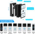 Adhesive Mount Compatible with for Video Doorbell No-Drill Mounting Bracket cover Holder Not Block Doorbell Sensor...