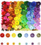 800 Pcs Assorted Sizes Resin Buttons,Round Craft Buttons for Sewing DIY Crafts,Children's Manual Button Painting...