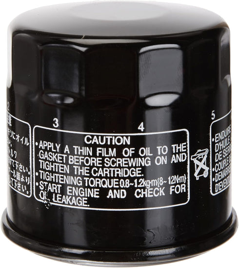 HiFloFiltro HF138 Black Standard Premium Oil Filter, Single...