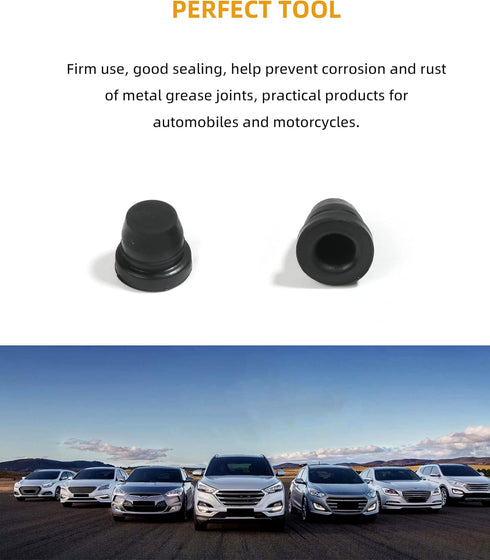 18 Pieces Brake Bleeder Screw Caps,Grease Zerk Fitting Cap Rubber Dust Stem Cover, Universal Brake Caliper Dust Cover Brake Bleeder Nipple Capbrak...