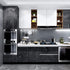 RANRAN Marble Contact Paper Granite Black Roll Self Adhesive Peel and Stick Wallpaper for Kitchen Countertop Cabinet Furniture Waterproof PVC Remo...