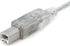 StarTech.com Clear A to B USB 2.0 Cable - USB Cable - 4 pin USB Type A (M) - 4 pin USB Type B (M) - 3 ft - Transparent (USBFAB3T)...