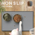 Dog Food Mat - Raised Edges Dog Mat for Food and Water Prevent Spill, Waterproof Cat Food Mat Protect Floors, Easy Clean Dog Bowl Mats for Food an...