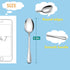 LIANYU 9-Piece Toddler Spoons, Kids Baby Spoons Self Feeding, Stainless Steel Children Silverware Set for 2-10 Year Old, Preschooler Cutlery Flatw...