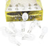 Landscape Low Voltage - 12 Volt 11W - T5 Wedge Bulbs - Compatible with Malibu Lights - Garden - Deck Light Bulbs - Yard Bulbs - 10 Pack (Clear)...
