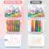 ZSCM 6 Pack Mixing of 3 Colors Magic Glitter Gel Pens Kawaii Color Changing Ballpoint Pen Set for Adult Coloring Books, Doodling Scrapbooking Sket...