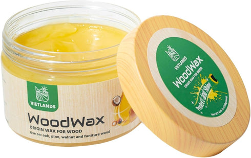 Wood Wax - Wood polish for furniture, Protector & Shine Wood Doors, Tables, Chairs, Cabinets and Floors for Home Furniture wax...