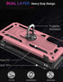 IKAZZ for Galaxy S21 Case,Military Grade Shockproof Heavy Duty Protective Phone Cover Pass 16ft Drop Test with Magnetic Kickstand Car Mount Holder...