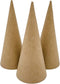 AllStellar Paper Mache Cones Open Bottom 7X3 in. Set of 3 (Small) - For DIY Art Projects, Crafts and Decorations!...