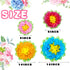 Set of 20 Fiesta Paper Flowers,Colorful Tissue Paper Flowers,Crepe Paper Flowers for Spring Party,Baby Shower,Carnival,Crafts,Wedding Backdrop...