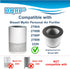 HQRP 2801 Replacement Filter Compatible with Bissell MyAir Personal Air Purifier 2780A 2780B 2780P 27809 3329, 3-in-1 HEPA Activated Carbon Filter...