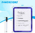 Small Dry Erase Board, Small White Board, Magnetic Whiteboard, Small Whiteboard - 8.5” X 11” - White Board for Refrigerator, for Kids, Students, M...