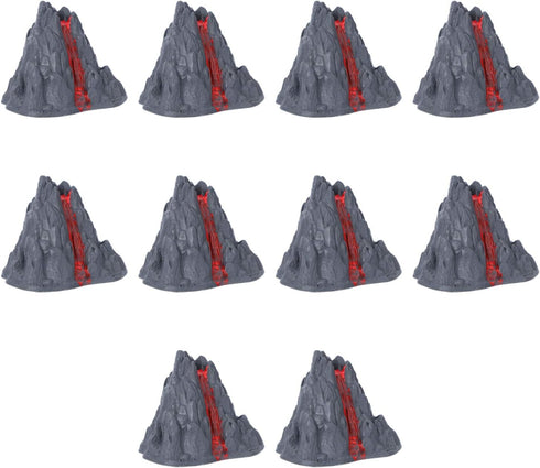 Toyvian 10pcs Volcano Toy volcano kit volcano toy birthday party supplies Volcanic Eruption Model...