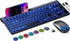 Wireless Keyboard and Mouse-KPMARE 2.4G USB Receiver-KB010...