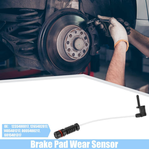 ACROPIX Car Brake Pad Sensor Front Rear Disc Brake Pad Wear Indicator Sensor Fit for Mercedes-Benz C230 - Pack of 4 Black White...