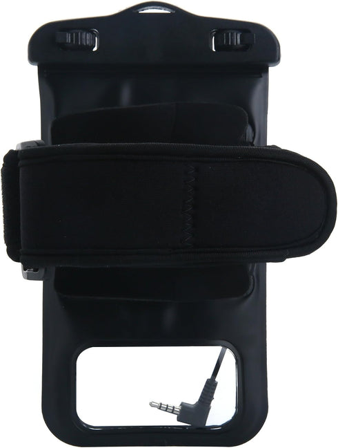 Waterproof Phone Holder Armband Case - for Swimming Running Walking with Headphone Jack. Fits All Standard Size Phones up to 15cm- iPhone, Samsung...