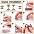 Wokape 30 Set Magnetic Button Sewing Clasps Snaps Fasteners (Gold-18MM-30Pcs) - 18mm Round Strong Magnetic Button Clasps Snaps Purse Handbag with ...