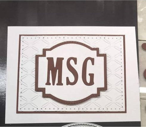 13pcs Nesting Frame Background Metal Die Cuts,Wedding Net Irregular Square Frame Cutting Dies Cut Stencils for DIY Scrapbooking Decorative Embossi...