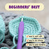 Soft Yarn for Crocheting – Crochet & Knitting Yarn, Beginner Yarn with Easy-to-See Stitches, 250 Yds Amigurumi Yarn, Cotton-Nylon Blend Tshirt Yar...
