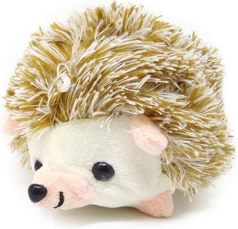 Honbay Furry Hedgehog Shape Pin Cushion Fabric Pin Holder for Sewing or DIY Crafts (Brown)...