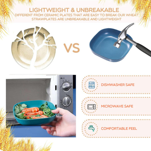 Cat Food Bowl Set 6 inch Wide Shallow Cat Bowls for Relief Whisker Fatigue,Small Flat Cat Dish, Shallow Pet Feeding Dish or Plate for Cats and Sma...