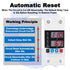 Smart Circuit Breaker with Energy Monitoring - Adjustable 1-63 Amp AC110V DC85-300V Over/Under Voltage & Overcurrent Protection Intelligent Relay ...