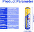 PKCELL AAA Batteries,3A R03P UM4 Battery,1.5V AM4 AAA Carbon Zinc Single Use Triple A Batteries for LED Candles Clock Remote Controls Flashlights ...