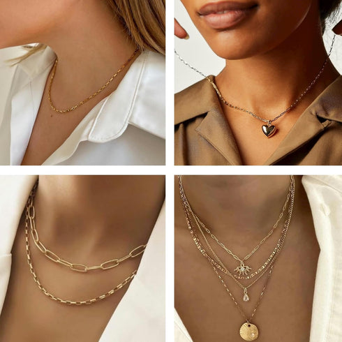 KYUNHOO 16.4 Feet/5M Gold Plated Box Chain Bulk Stainless Steel Jewelry Making Chains 3MM Thin Square Link Jewelry Chains for Necklace Bracelet DI...