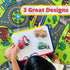 Magnetic Dry Erase Eraser for Whiteboard - 3 Pack Cute Design Construction Truck Set - Excavator, Dump Truck and Bulldozer - For Kids and Classroo...