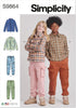 Simplicity Girl/BOY Sportswear Sewing Pattern, Multicolor 2 Piece...