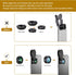 Phone Camera Lens 3 in 1 Kit, COSULAN Phone Lens Kit - 235° Fisheye Lens + 25X Macro Lens + 0.62X Wide Angle Lens, Clip on Cell Phone Lens Camera ...