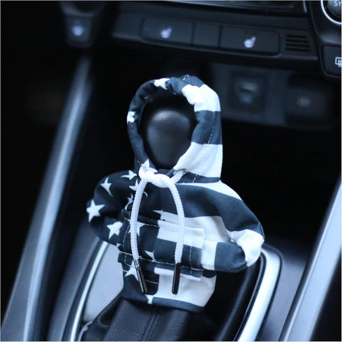 Car Gear Shift Cover,US Flag Car Gear Shift Hoodie for Shifter Knob,Universal Gear Shift Knob Cover Car Interior Accessories for Most Cars Trucks ...